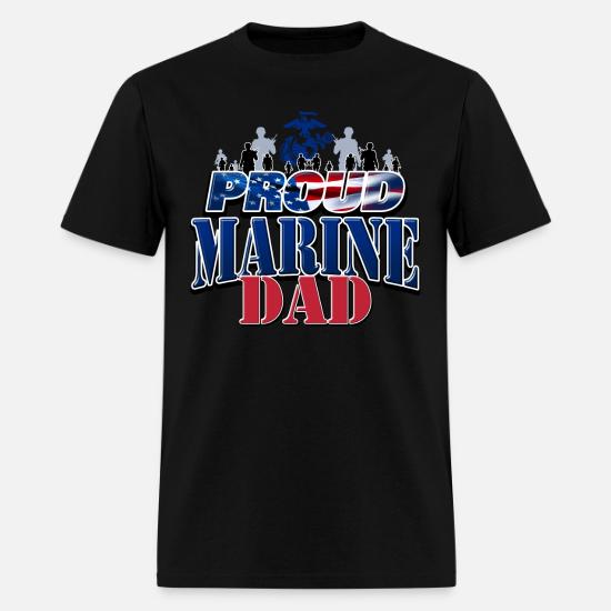 Proud Marine Dad' Men's T-Shirt 
